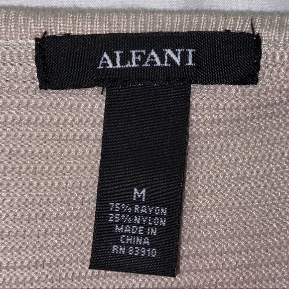 ALFANI Ribbed Tunic Sweater - Picture 4 of 4